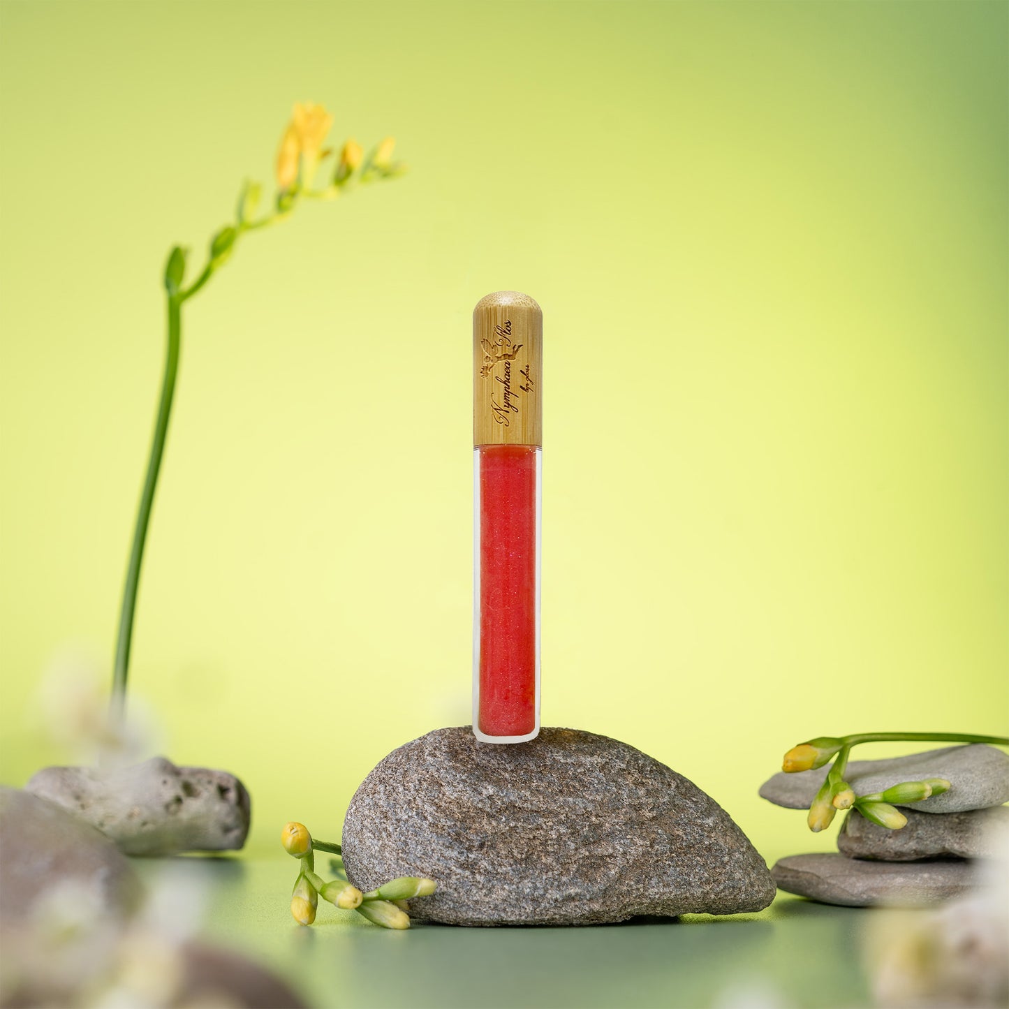 Liquid lip balm, blueberry flavor (brown,pink)